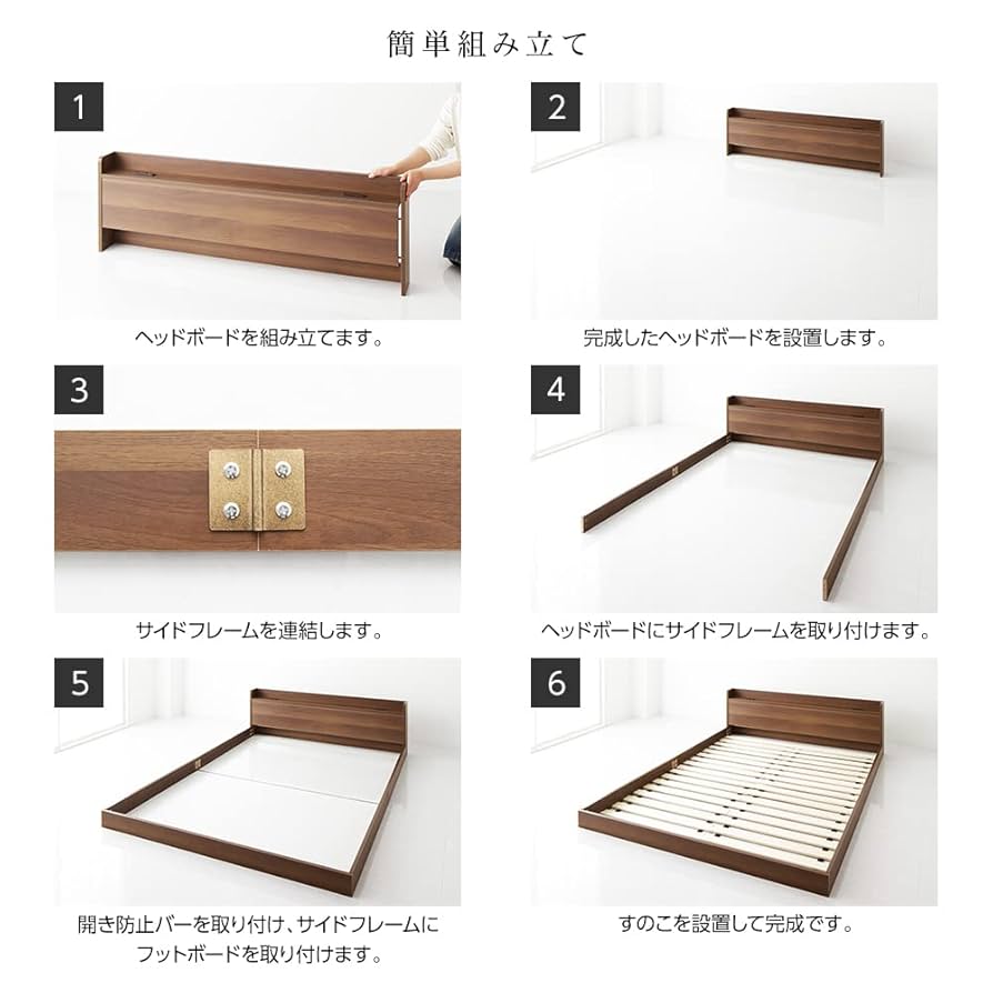 RASIK 棚付きすのこローベッド 『Etany エタニー』 シングルベッド レビュー】RASIK「ローベッド 『Etany エタニー』」の評価と